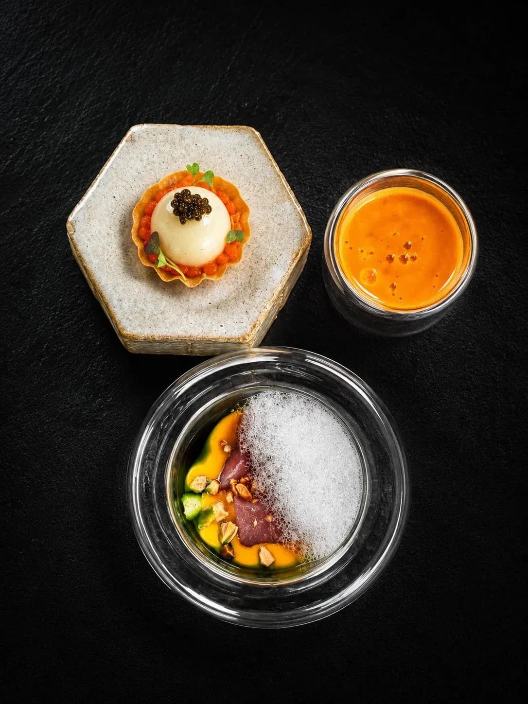 Atún curado en cítrico y escabeche de guayaba - casaromanticaagaete.com