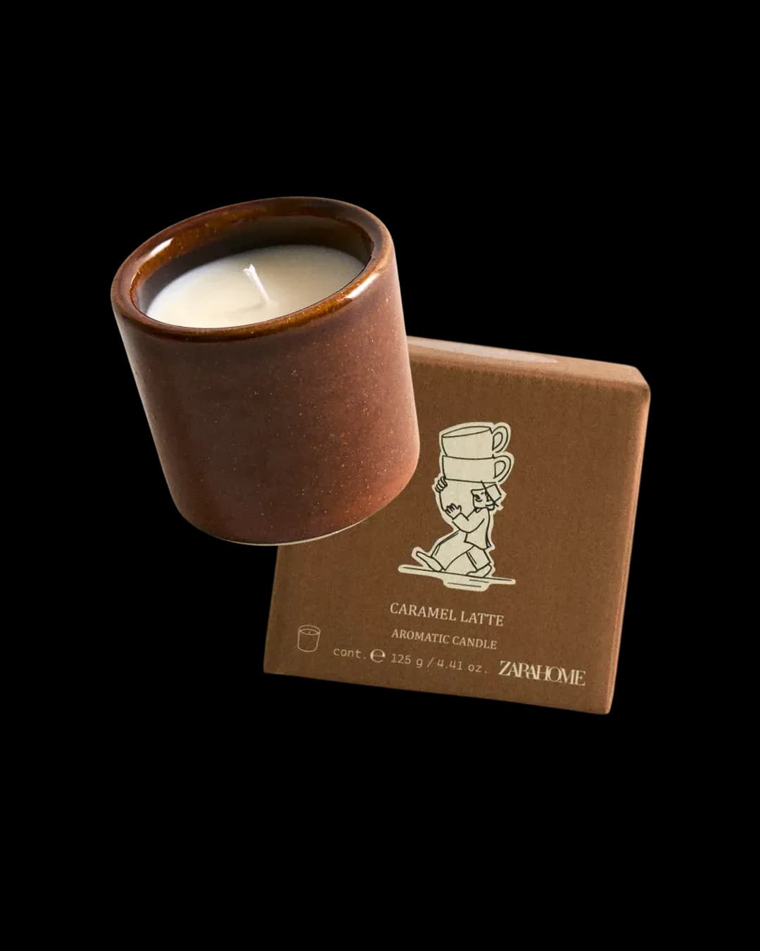 Caramel Latte aromatic candle by Zara Home —  zarahome.com