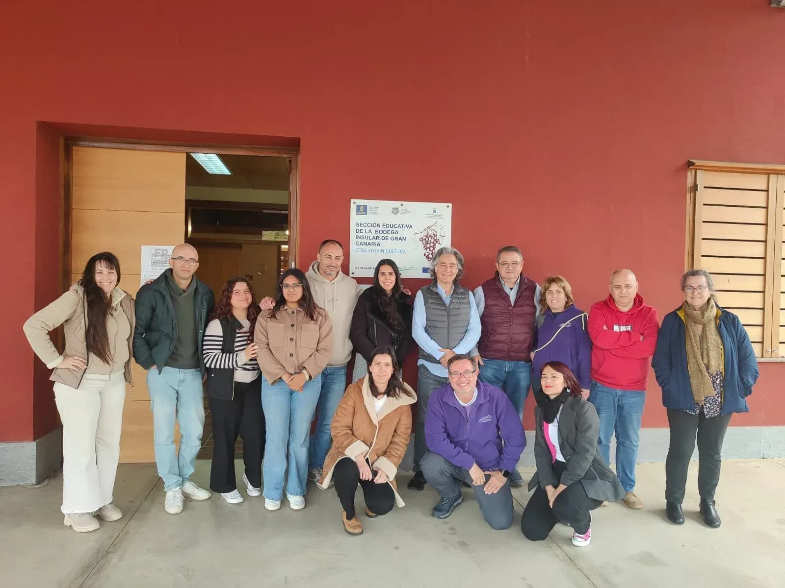 Visita de Joaquín Gálvez, conocido como “wineman”